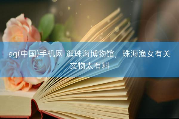 ag(中国)手机网 逛珠海博物馆,珠海渔女有关文物太有料