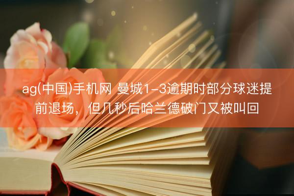ag(中国)手机网 曼城1-3逾期时部分球迷提前退场,但几秒后哈兰德破门又被叫回